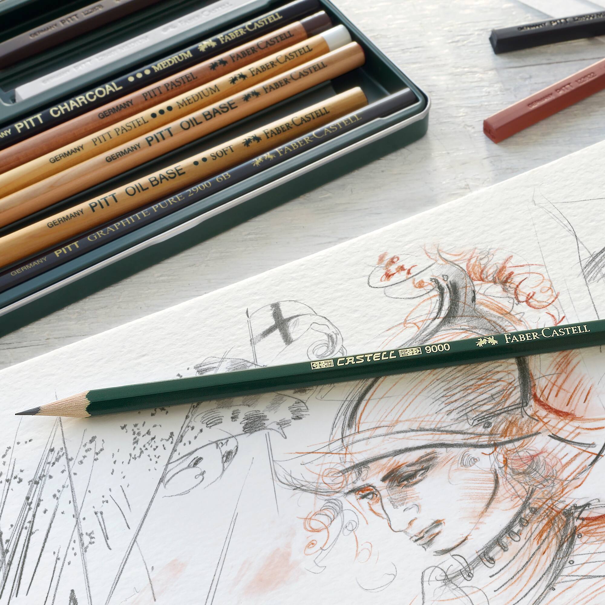 Faber-Castell Pitt Monochrome 33-Piece Set